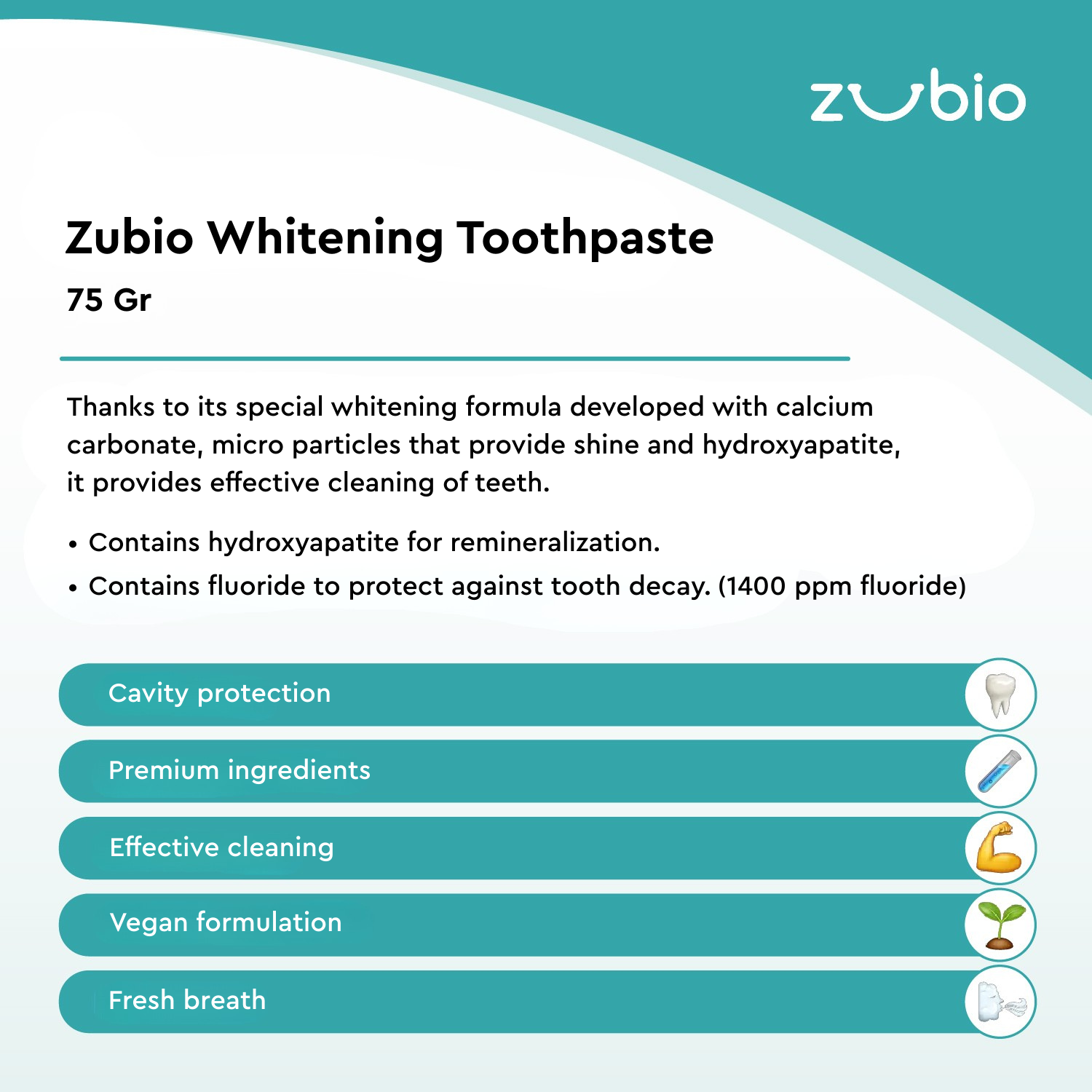 Zubio Whitening Toothpaste