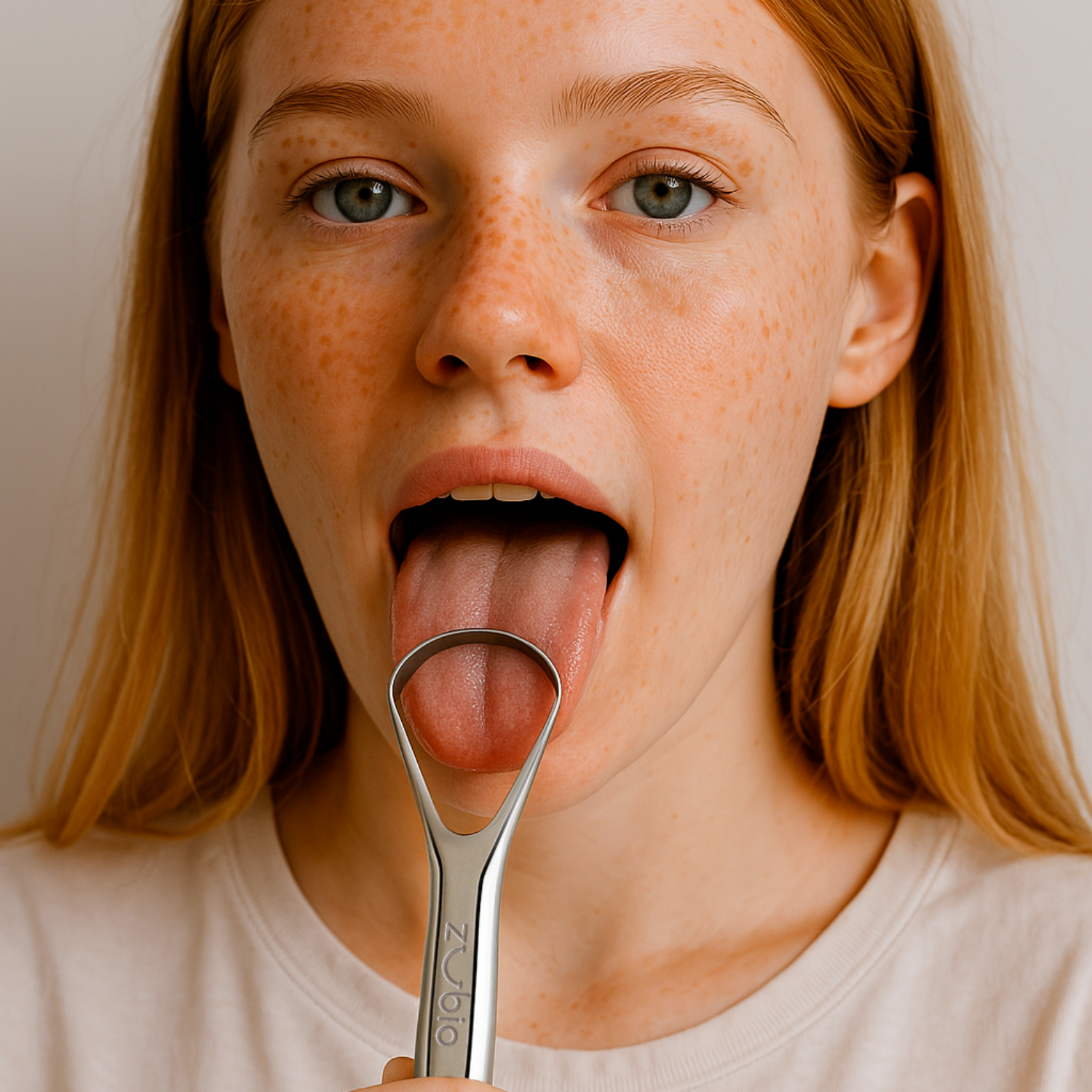 Zubio Stainless Steel Tongue Scrapper